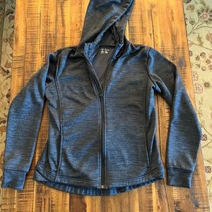 Zella Girls grey zip up hoodie XL